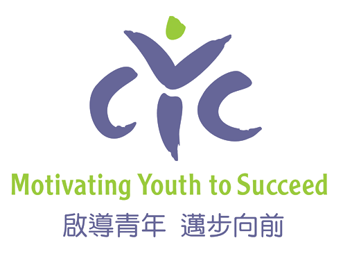 A logo of the cvc group.